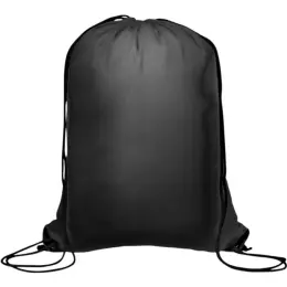 Symphony 210D Drawstring Bag Black Unbranded